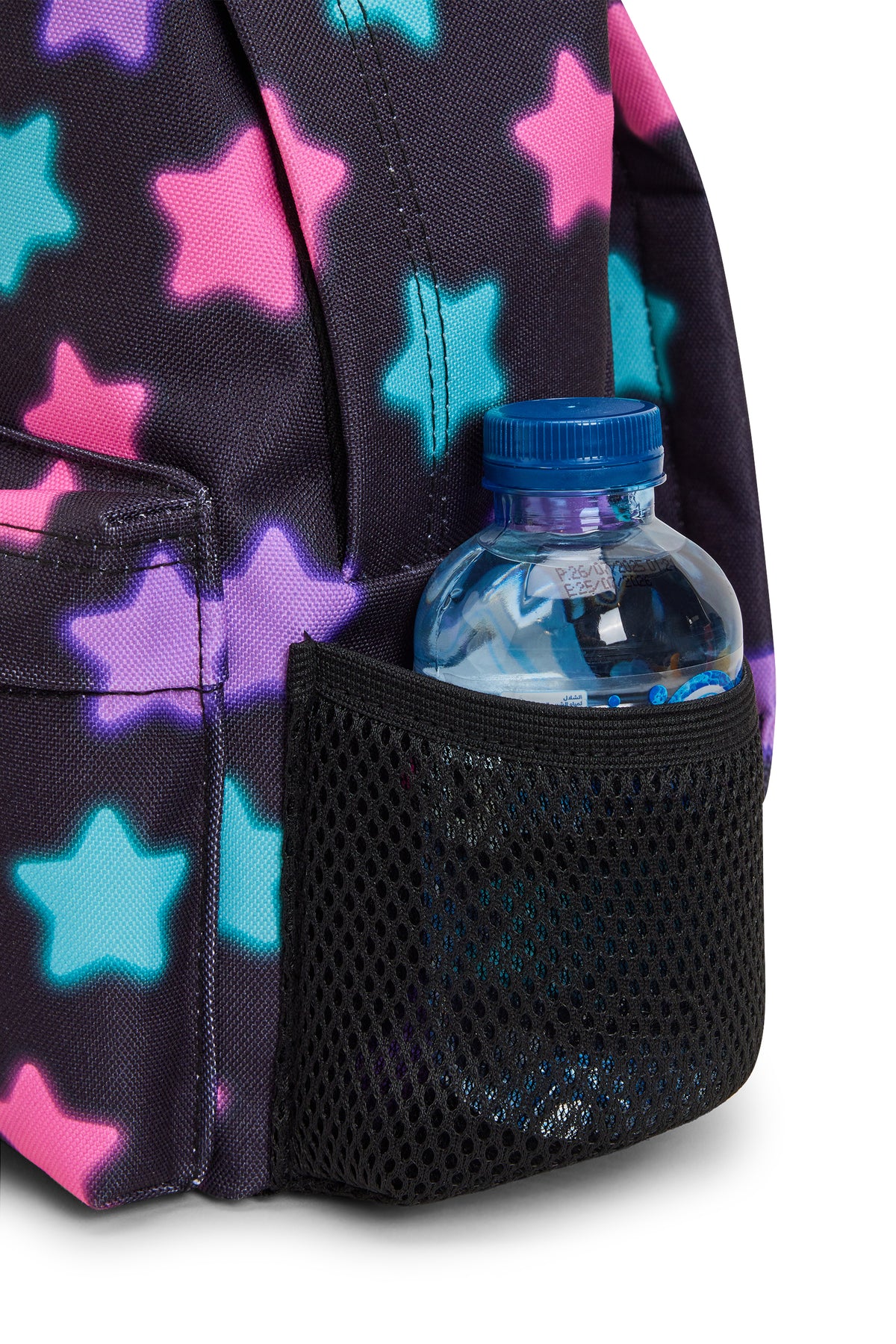 Hype Black Star Glow mini backpack lifestyle shot — school-ready and on-trend
