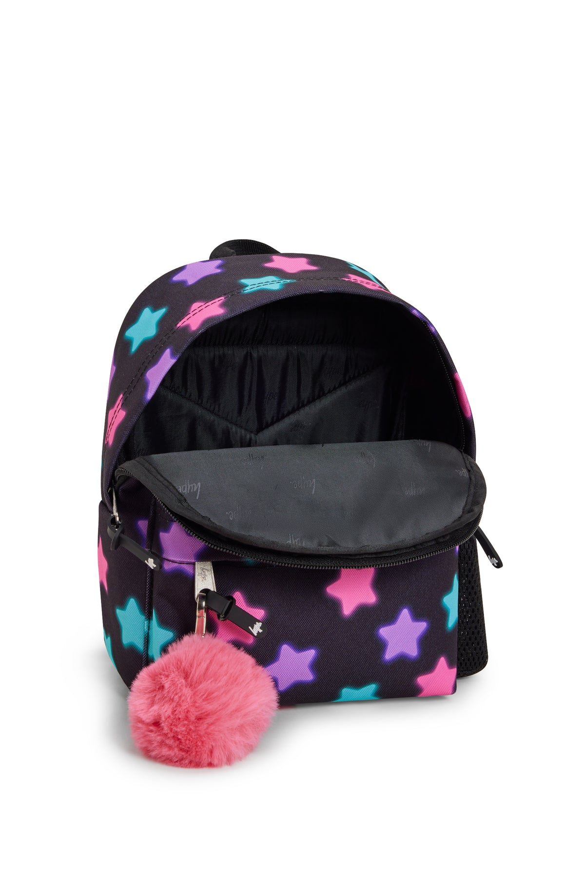 Hype Black Star Glow mini backpack — durable materials built for daily school life