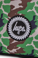 Hype Camo Crest insulated lunch bag — school essential with iconic Hype branding