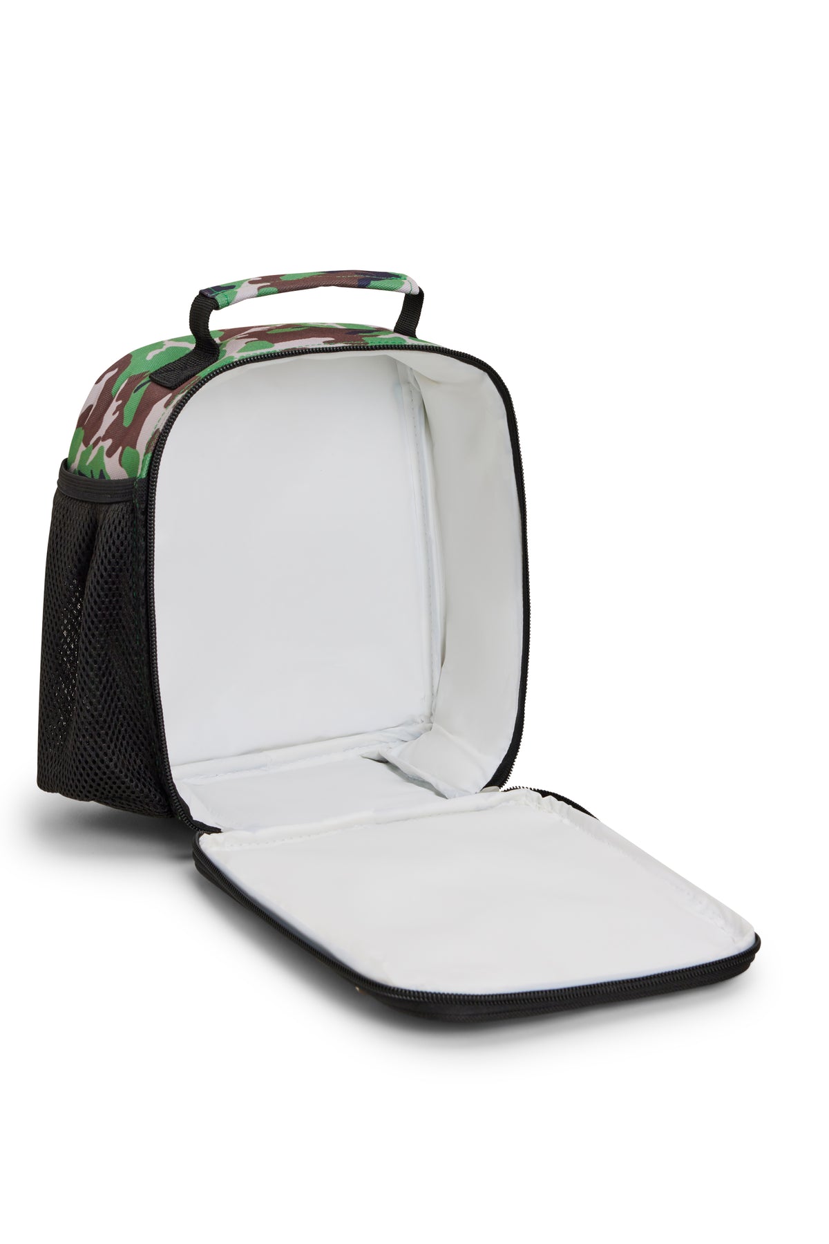 Hype Camo Crest insulated lunch bag — durable materials built for daily school life