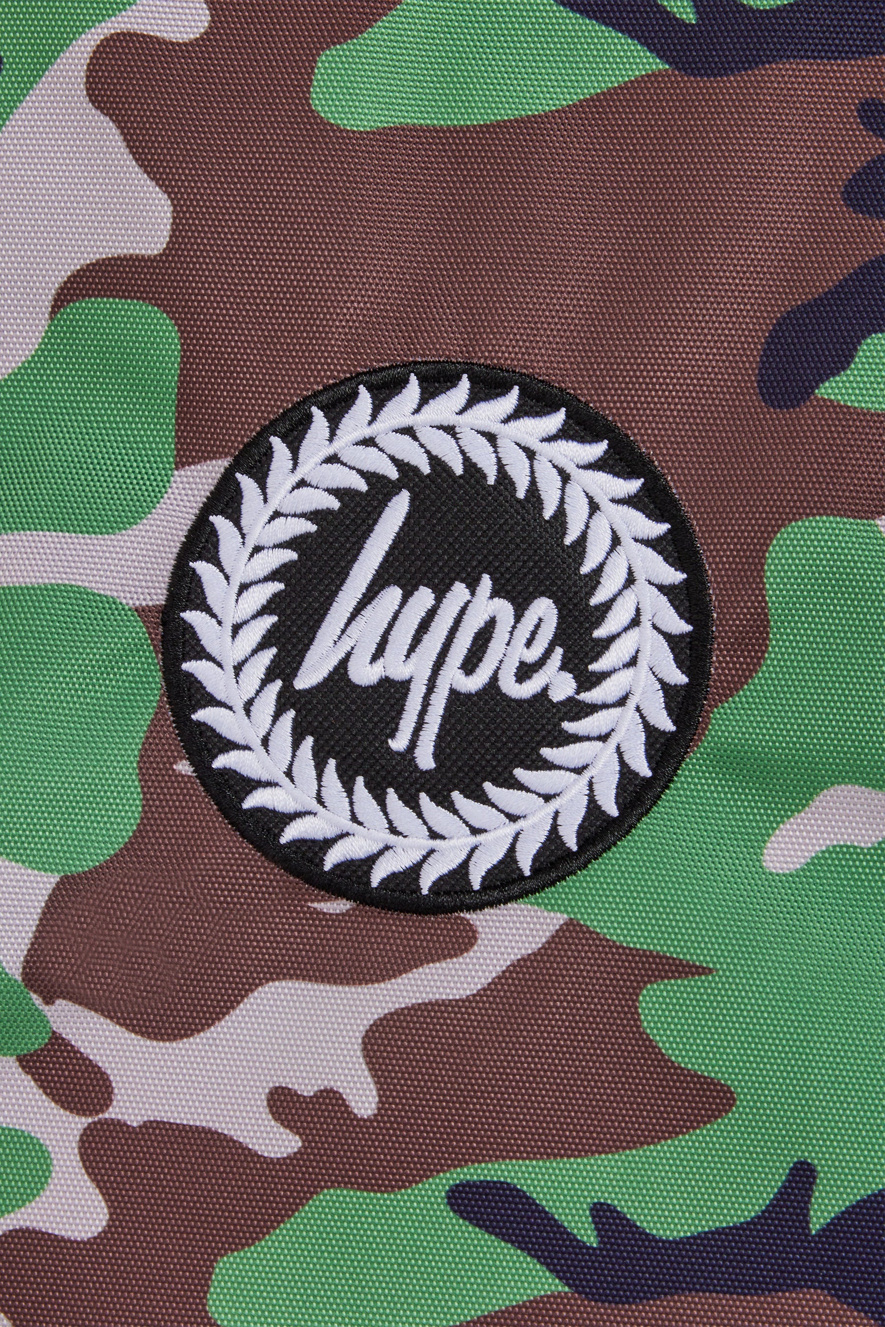 Hype Camo Crest drawstring bag — school essential with iconic Hype branding