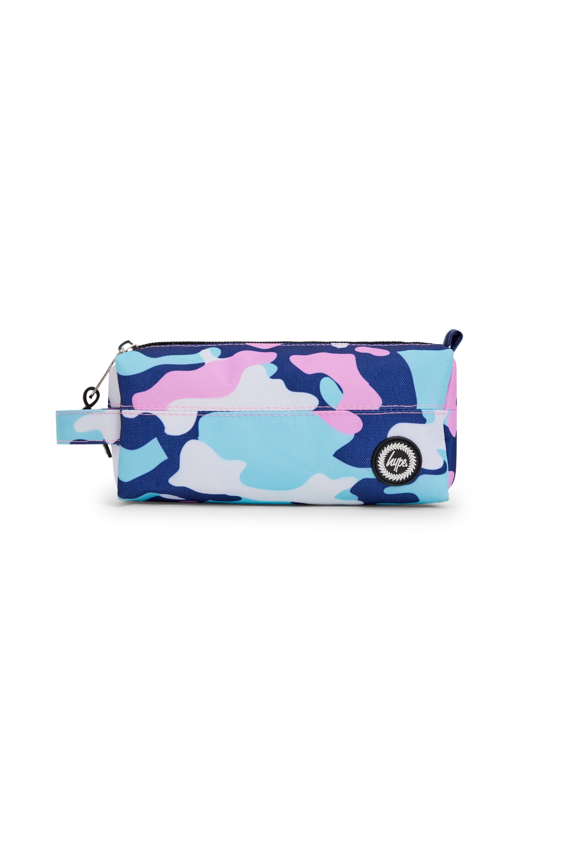 PINK / BLUE EVIE CAMO  PENCIL CASE