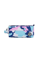 Pencil Case Classic Pink & Blue Evie Camo