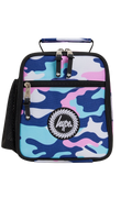 Lunch Bag Insulated Pink & Blue Evie Camo
