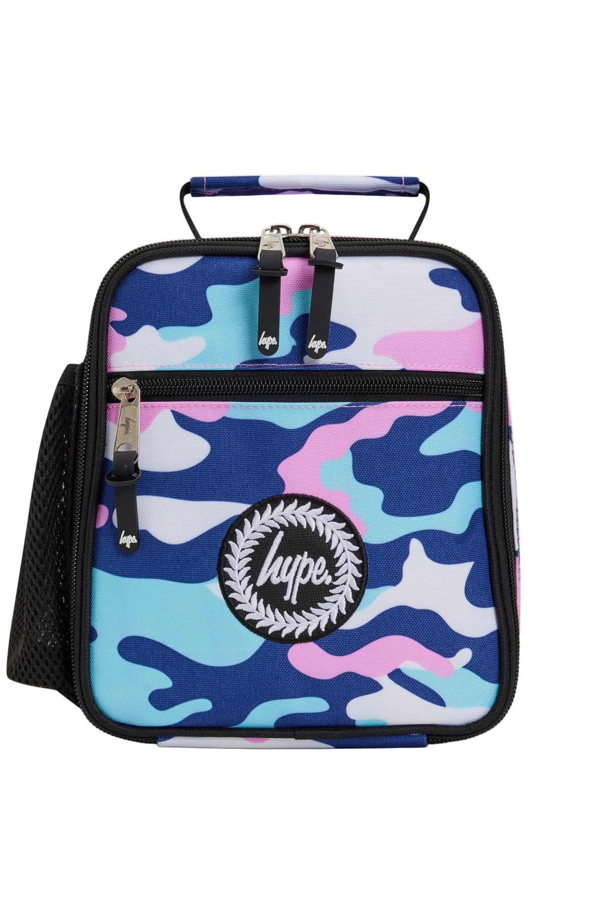 Lunch Bag Insulated Pink & Blue Evie Camo