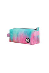 PINK / TEAL PASTEL DRIPS PENCIL CASE — image 2