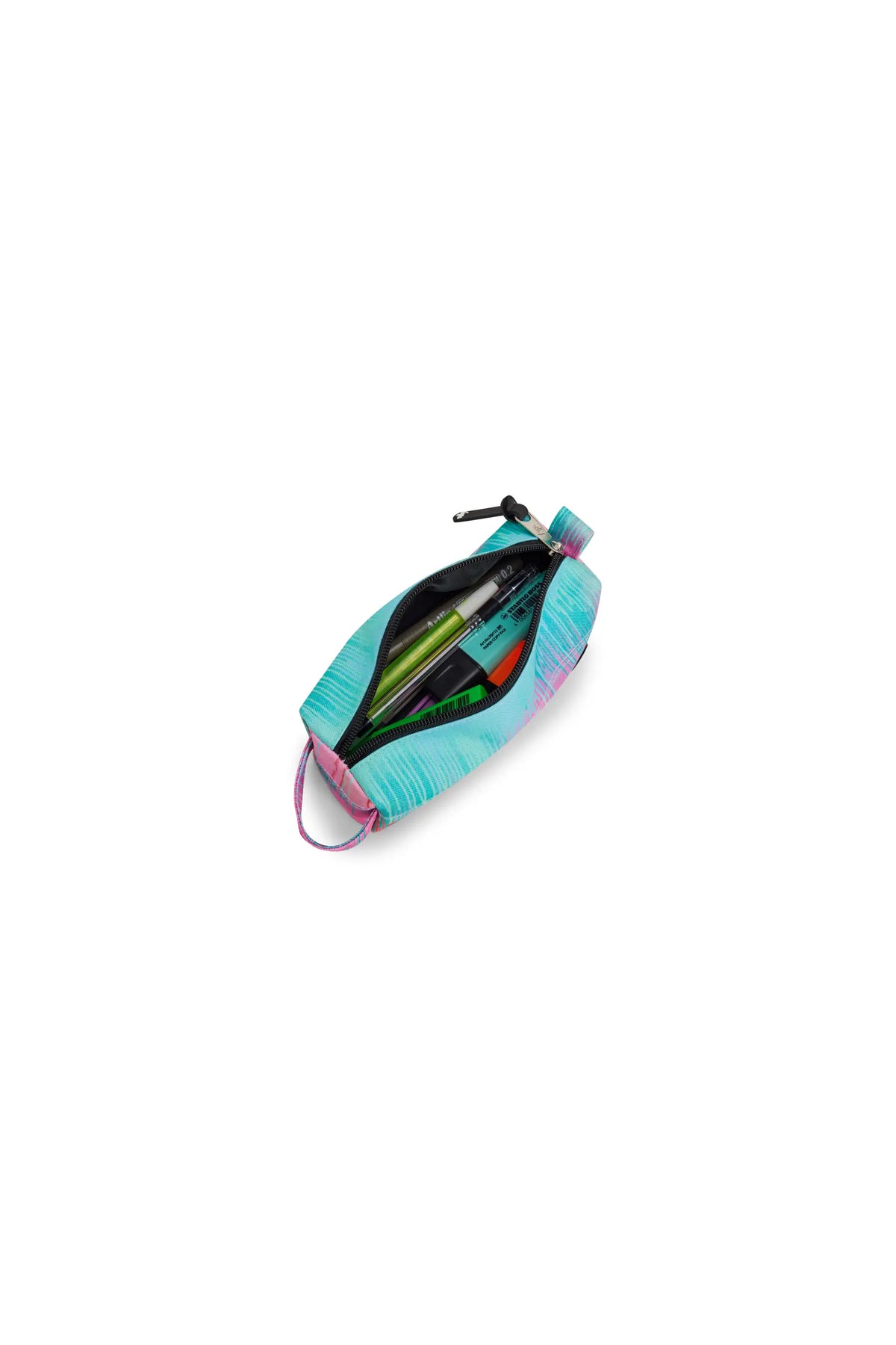 PINK / TEAL PASTEL DRIPS PENCIL CASE — image 11