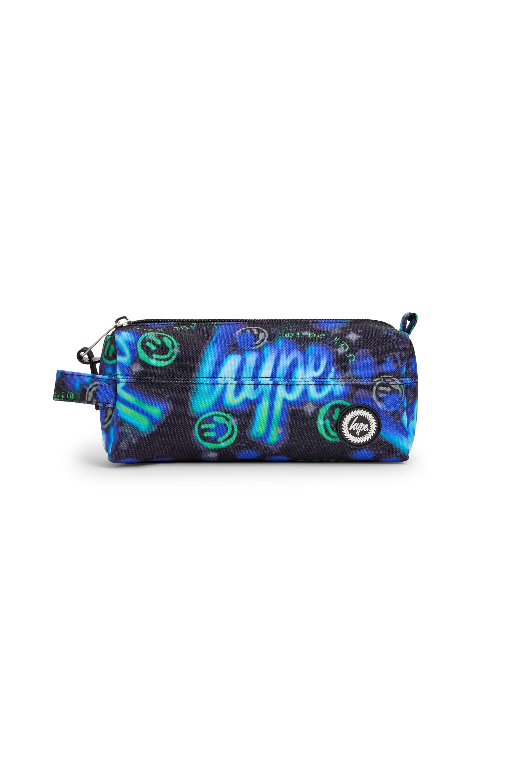 Pencil Case Classic Blue & Green Electric Smile