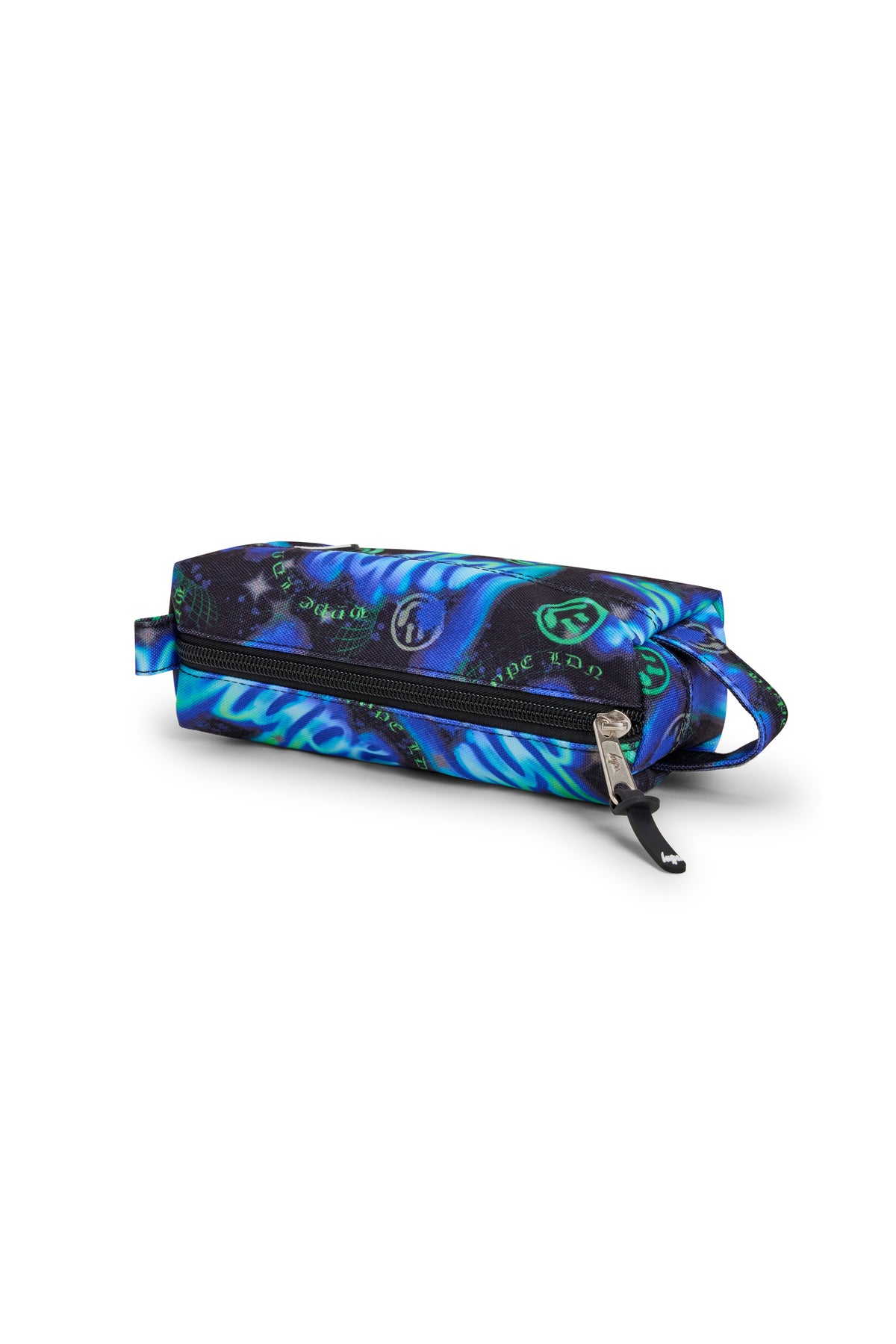 Hype Blue & Green Electric Smile pencil case — durable materials built for daily school life