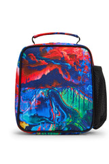 Hype Dream Splash insulated lunch bag — close-up of logo and design details