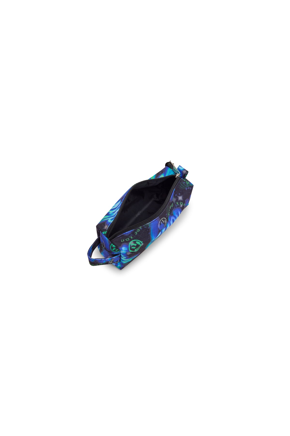 Hype Blue & Green Electric Smile pencil case — additional view, trendy school accessory UAE