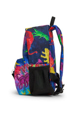 Hype Space Dinosaurs mini backpack — detail view of print and material quality