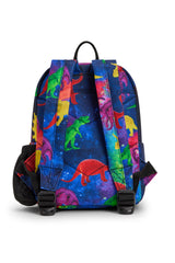 Hype Space Dinosaurs mini backpack — close-up of logo and design details