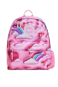 Backpack Iconic Pink 3D Clouds