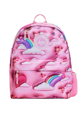 Backpack Iconic Pink 3D Clouds