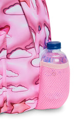 Hype Pink 3D Clouds backpack — dimensions and size reference for school use
