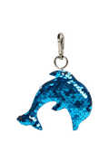 Charm Blue Dolphin Sequin
