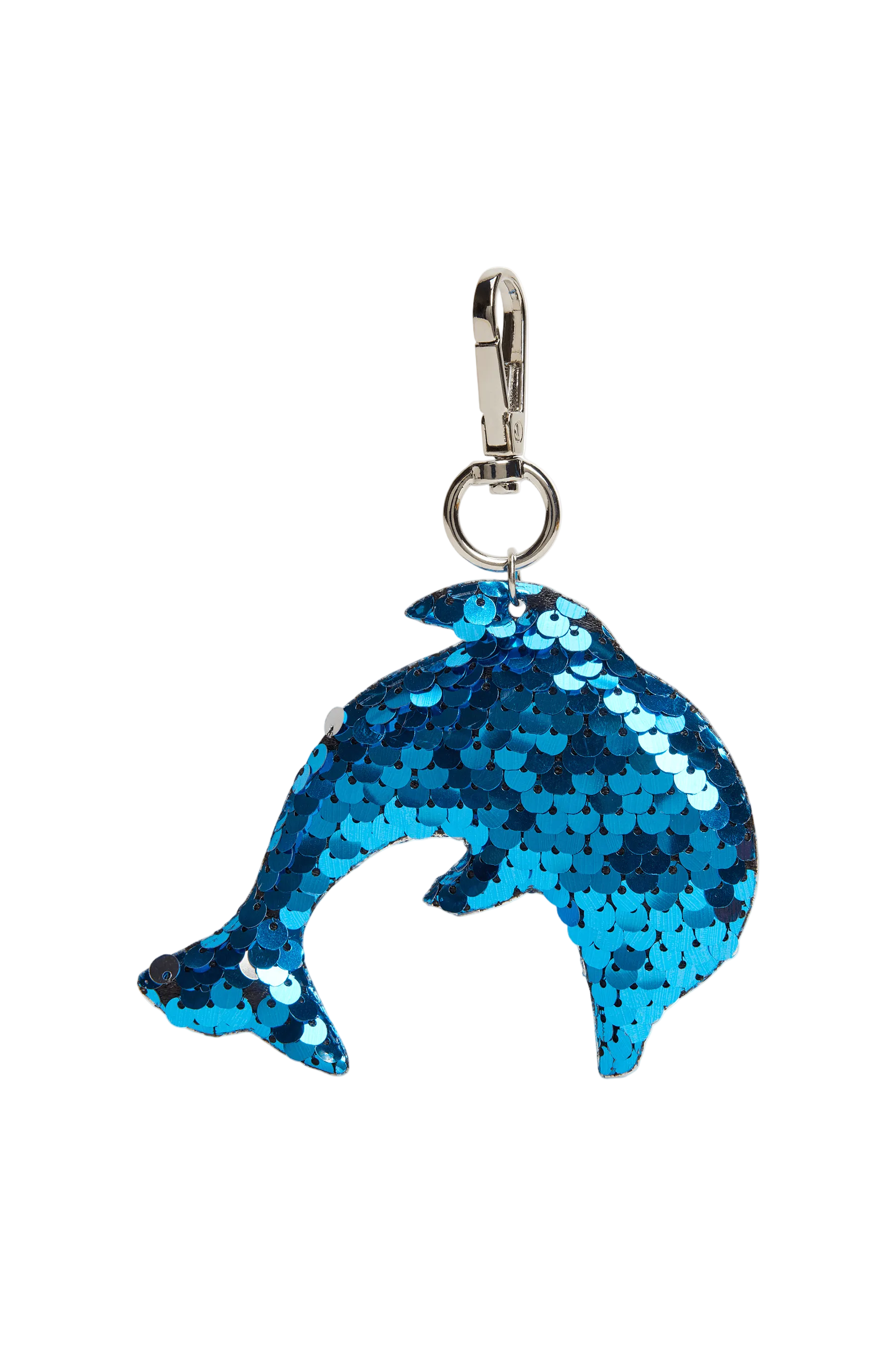 Charm Blue Dolphin Sequin