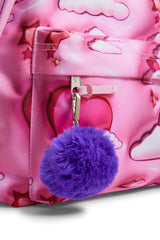 Charm Purple Pom-Pom