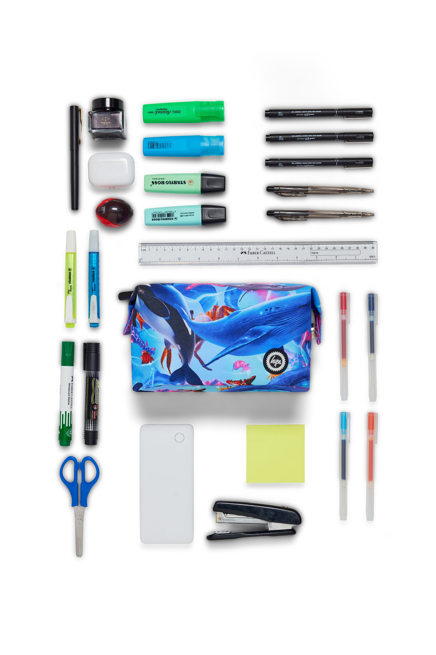 Hype Sea Life pencil case — additional view, trendy school accessory UAE