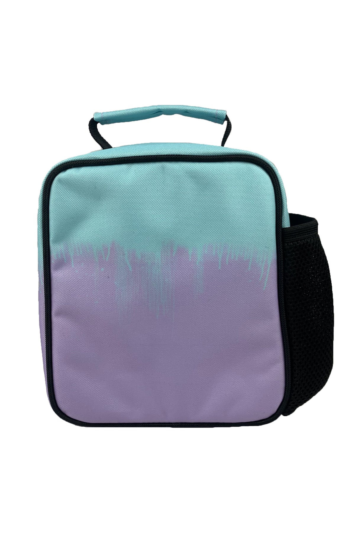 Lunch Bag Insulated Lilac & Teal Drips