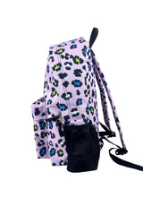 Backpack Iconic Lilac Leopard