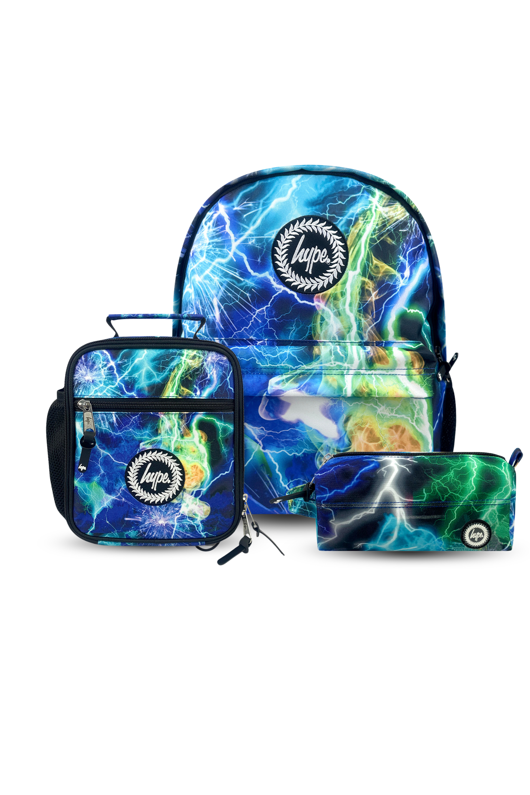 Pink Lightning Storm Backpack Bundle