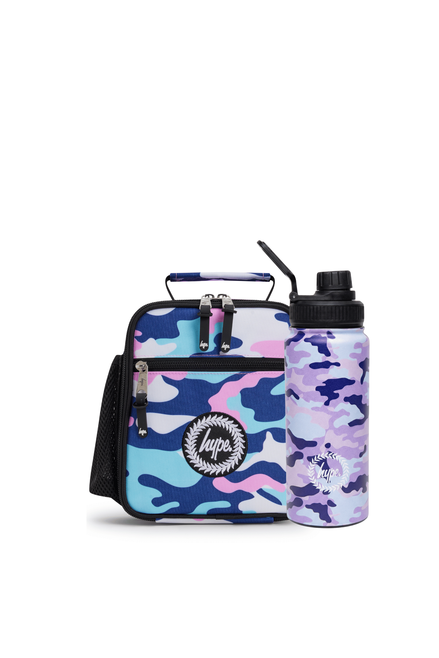 Lunch Ready Set Of 2 Pink & Blue Evie Camo