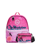 Backpack Iconic Set of 2 Pink Palms