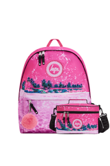 Hype Pink Palms school bag set — bold design for school in UAE
