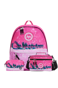Backpack Iconic Set of 3 Pink Palms