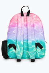 Hype Pastel Pool school bag set — layout showing all pockets and design details