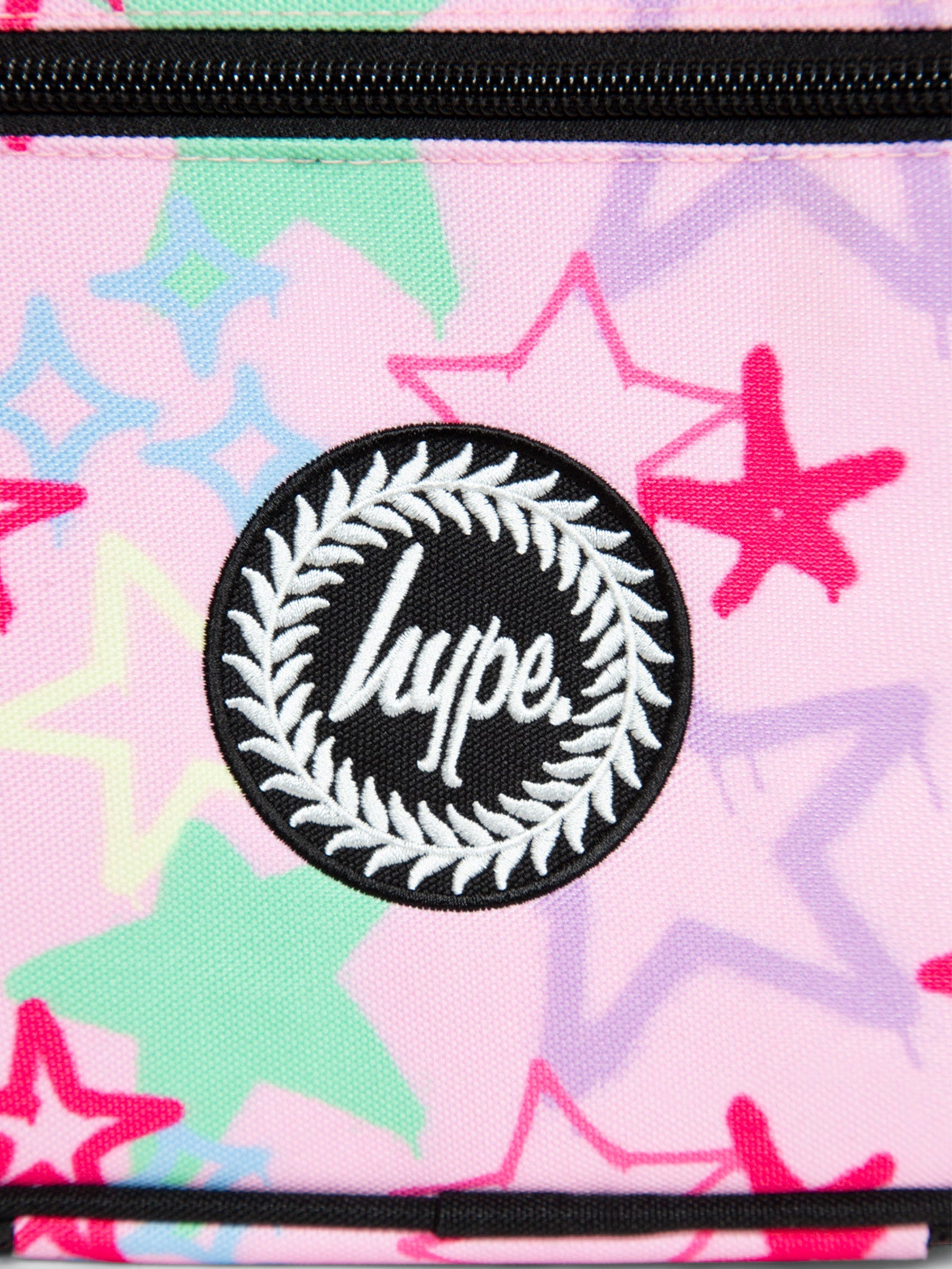 Insulated Lunch Bag - Pink Graffiti Stars