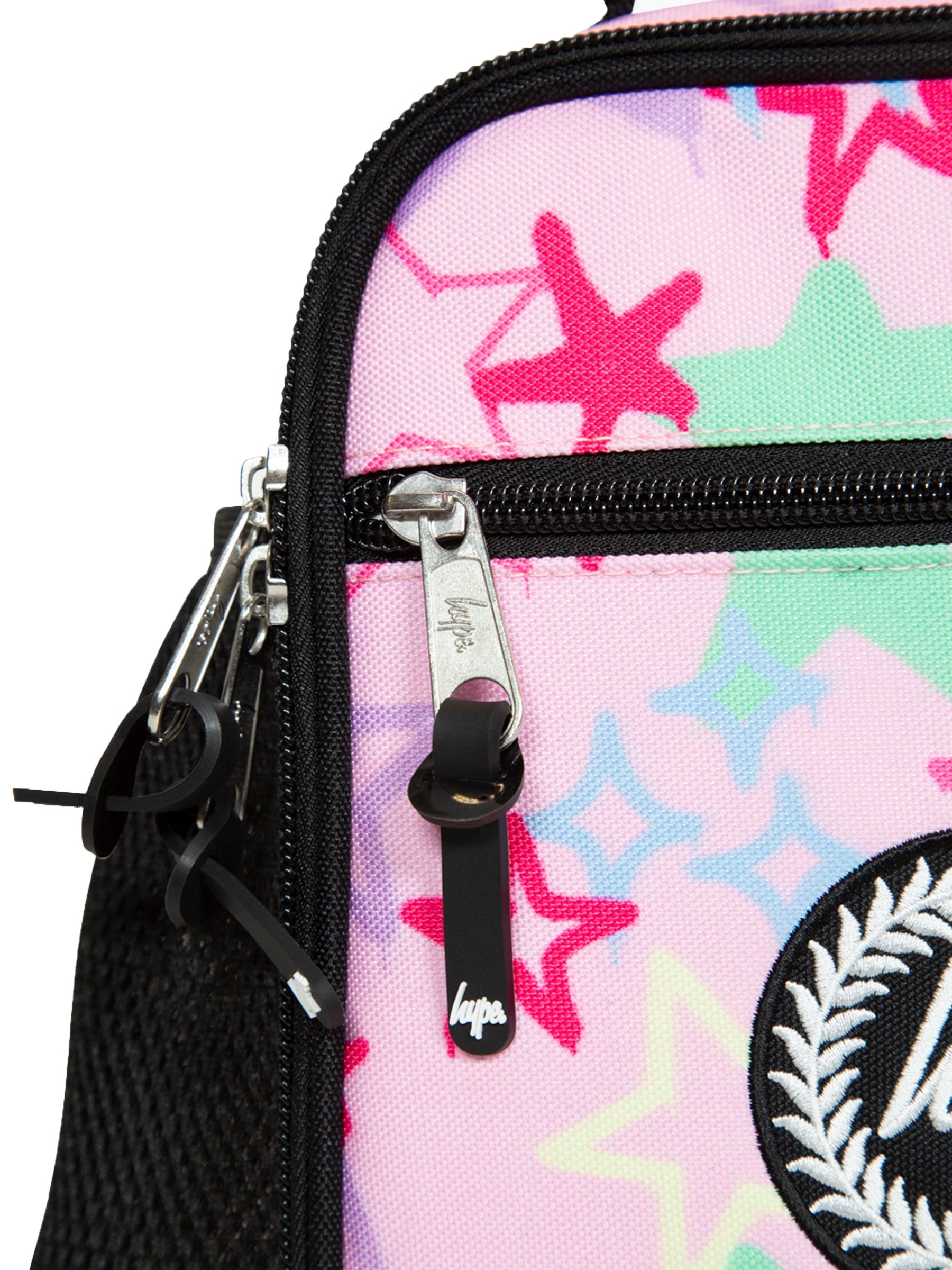 Insulated Lunch Bag - Pink Graffiti Stars