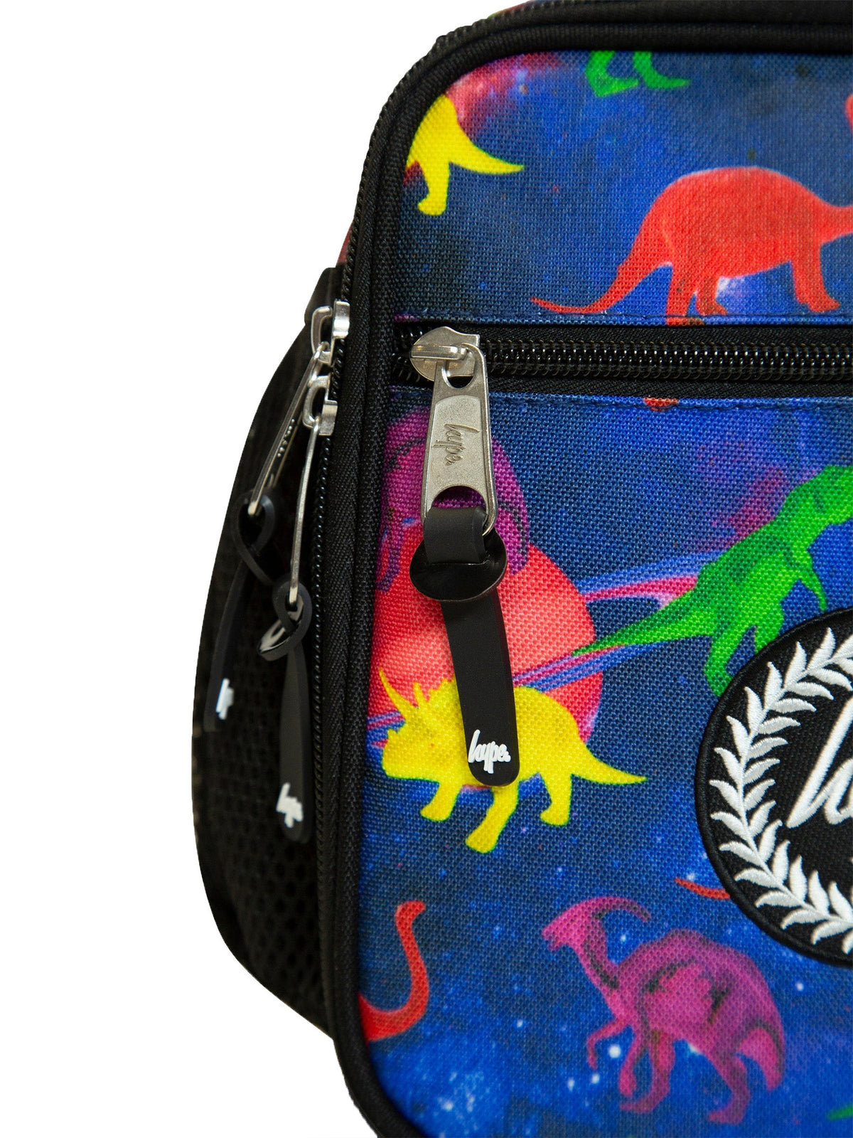 Hype Space Dinosaurs insulated lunch bag — durable materials built for daily school life