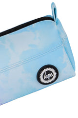 Hype Cloud Fade pencil case — close-up of logo and design details