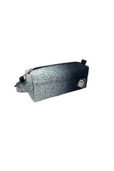 Hype Black & White Speckle Fade pencil case front view — vibrant print and durable build
