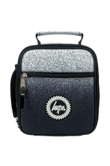Lunch Bag Insulated Black & White Speckle Fade