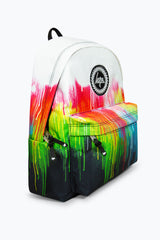 Hype Drips Multicolour backpack front view — vibrant print and durable build