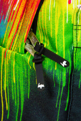 Hype Drips Multicolour backpack — padded back panel and adjustable straps