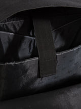 Hype Green Glow Camo backpack — colour and design detail from above
