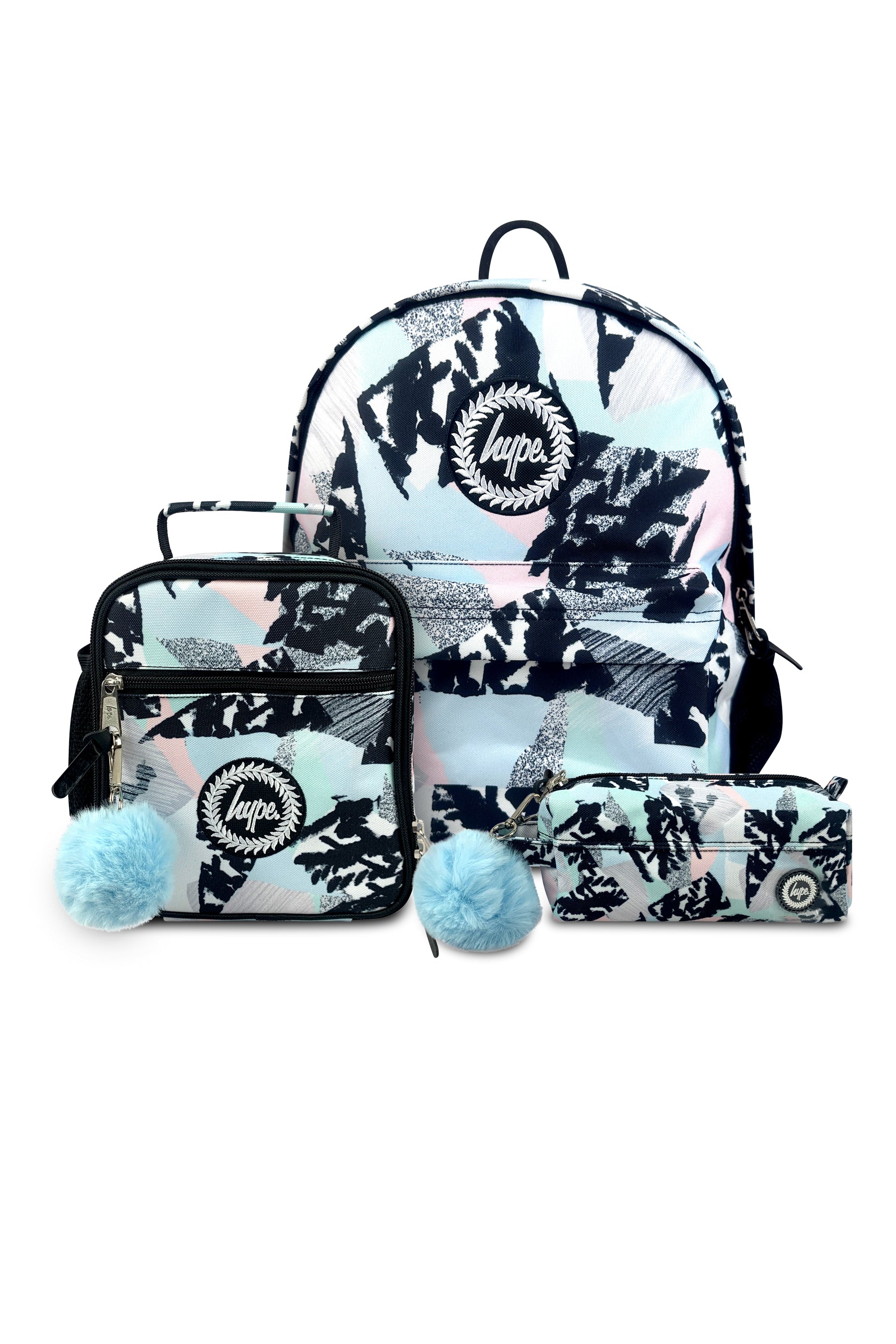 3-in-1 School Set - Multi Pastel Abstract