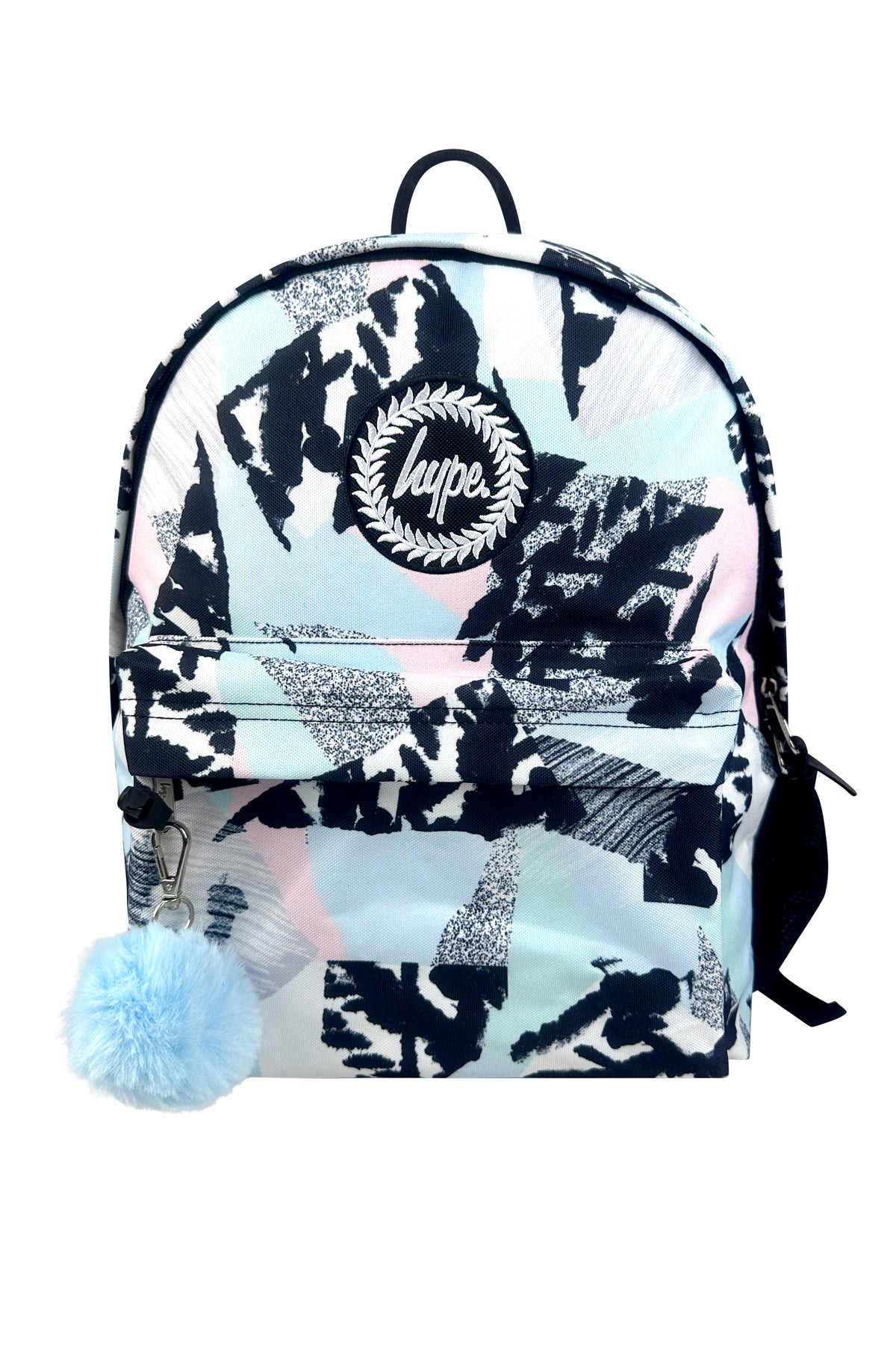 Hype Pastel Abstract school bag set front view — vibrant print and durable build