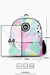 Backpack Iconic Pastel Collage