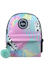 Hype Pastel Collage school bag set front view — vibrant print and durable build