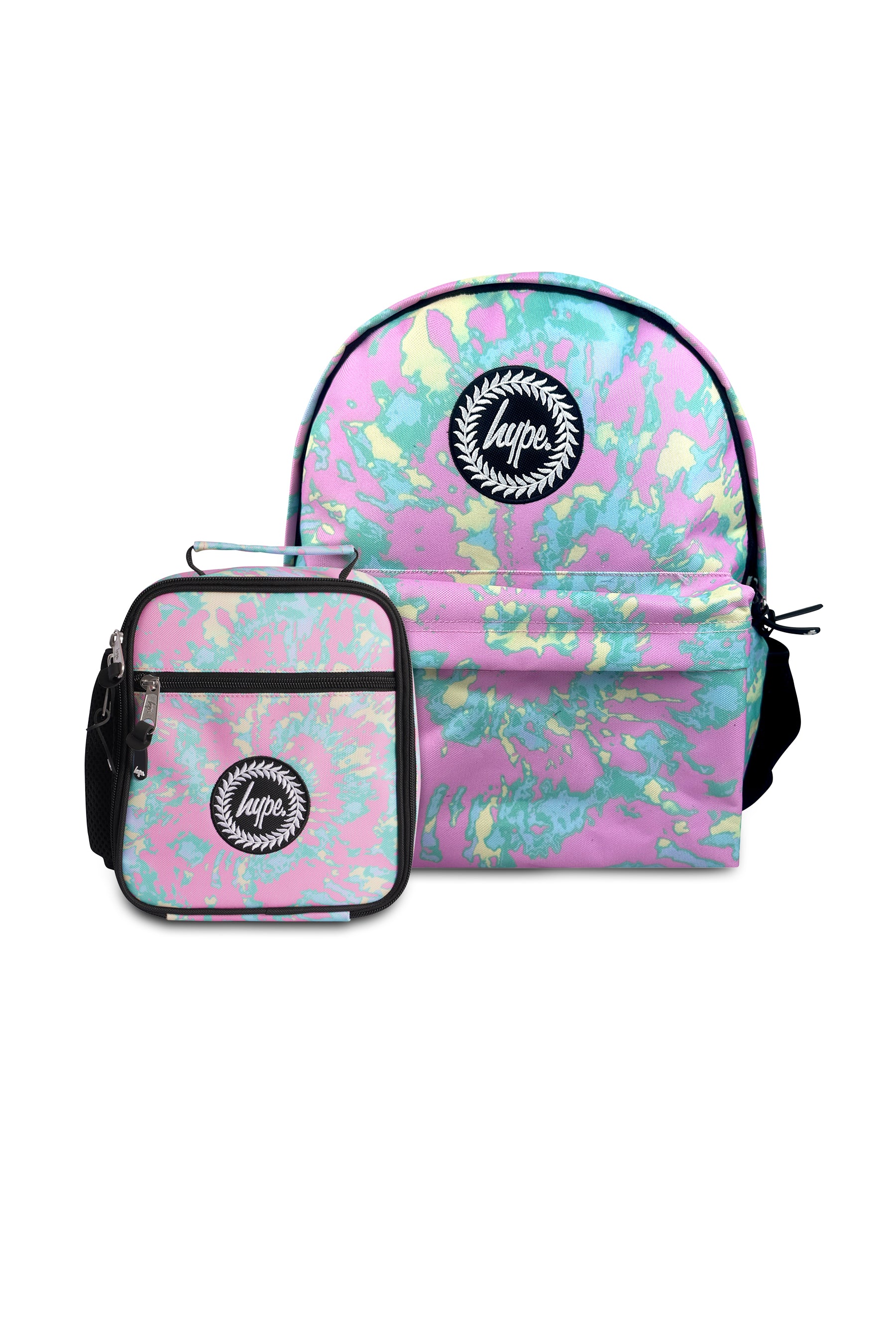 2-in-1 School Set - Pastel Tie Dye