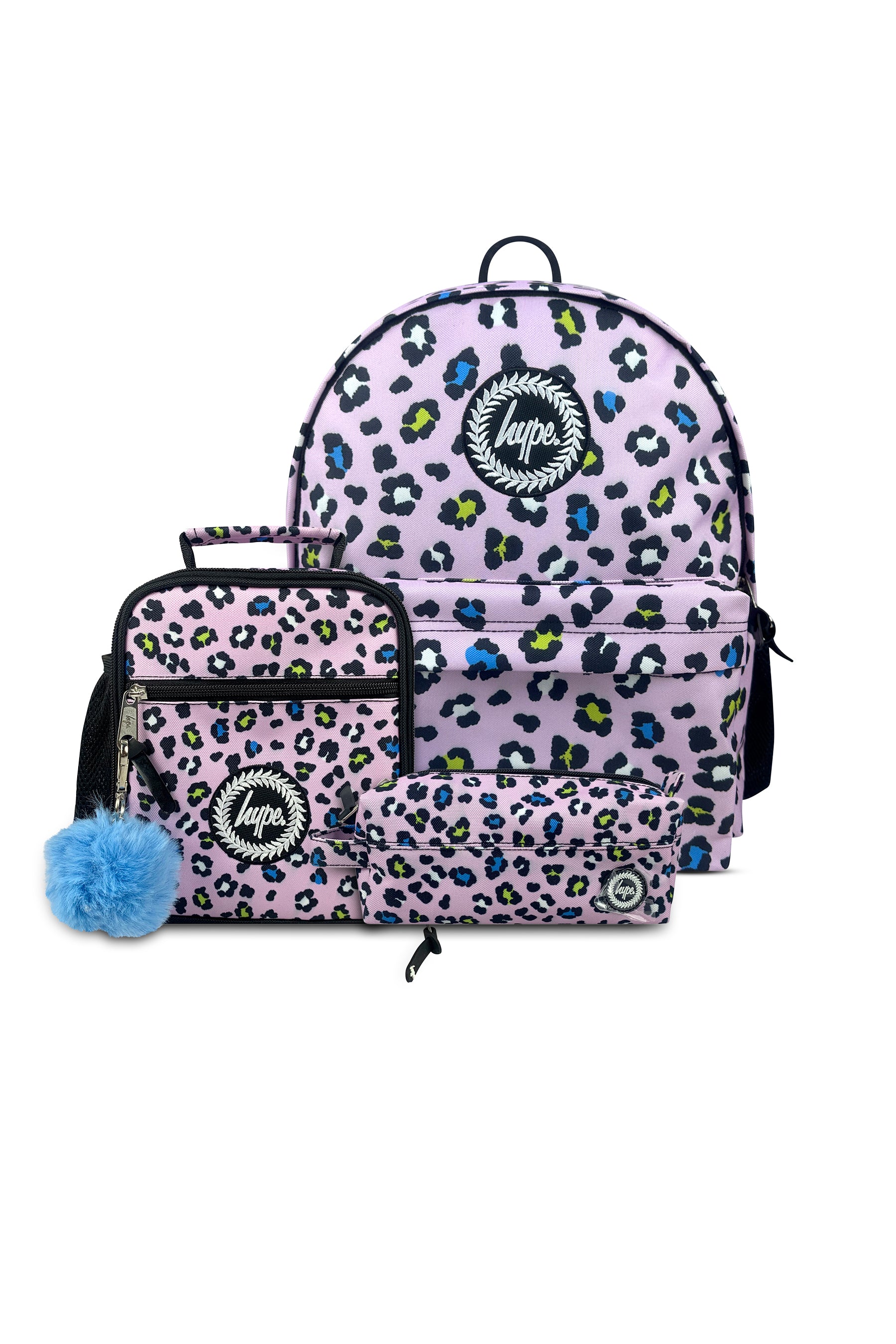 3-in-1 School Set - Lilac Leopard