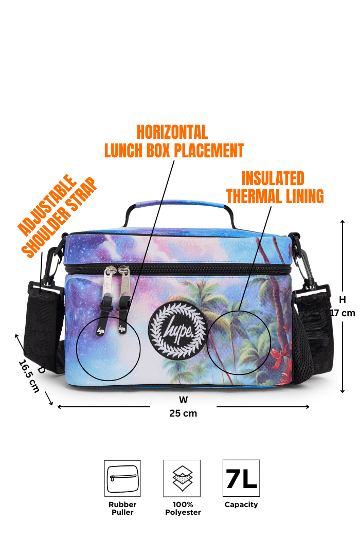 Hype Tropic Space insulated lunch bag — additional view, trendy school accessory UAE