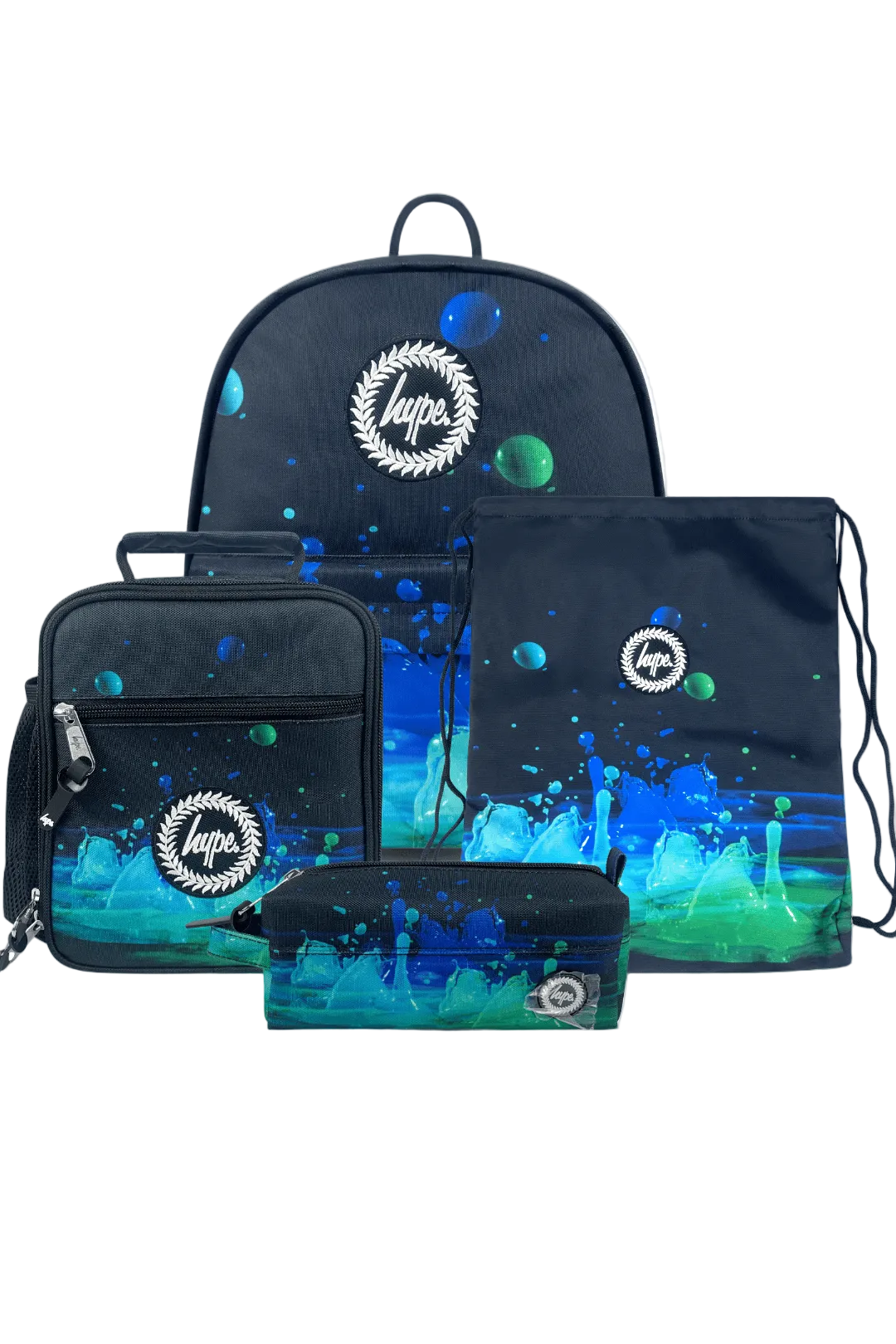 Backpack Iconic Set of 4 3D Droplets