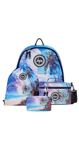 Backpack Iconic Set of 4 Tropic Space